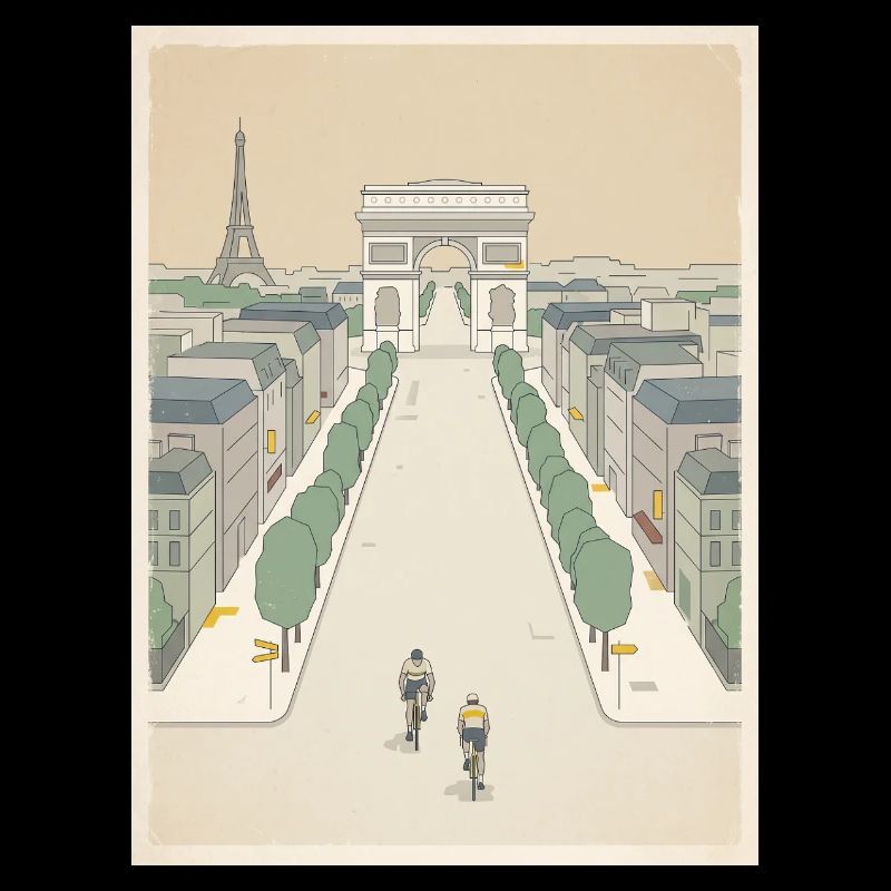 Paris Finish — Cycling Memory