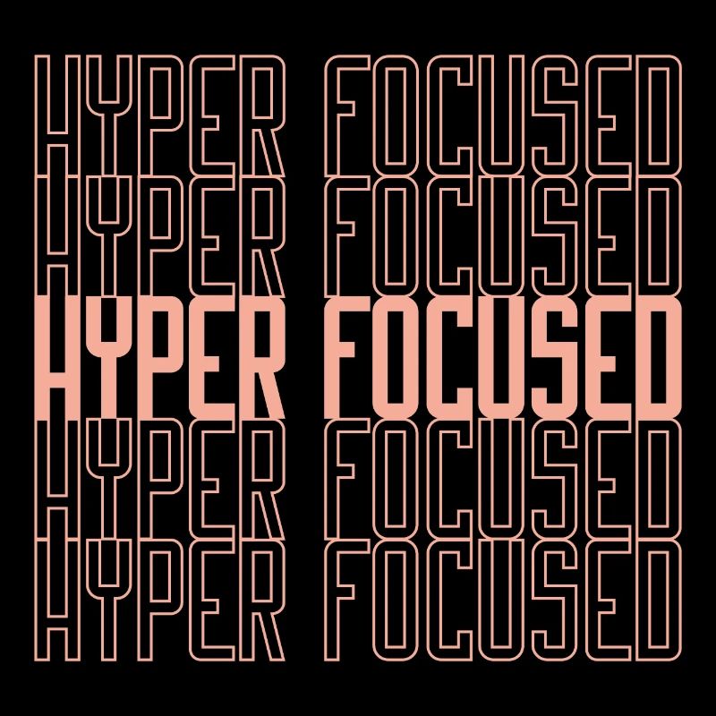 hyperfocused in gelb