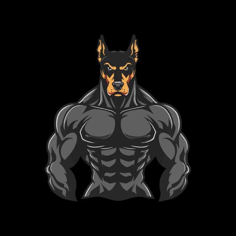 Doberman Chien Muscles Musculation