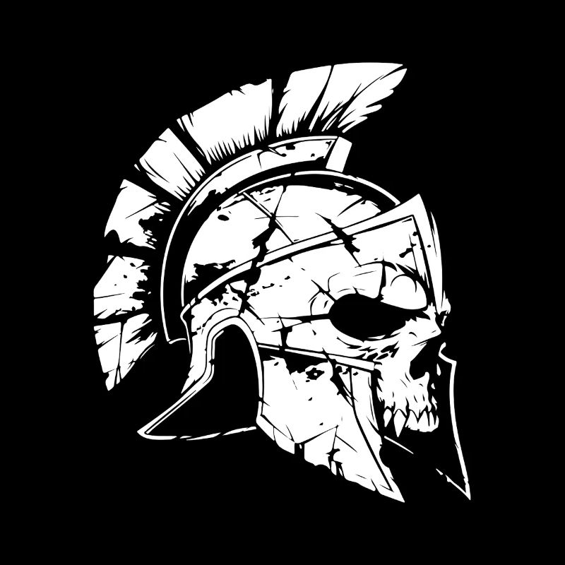 Spartan Gladiator Skull