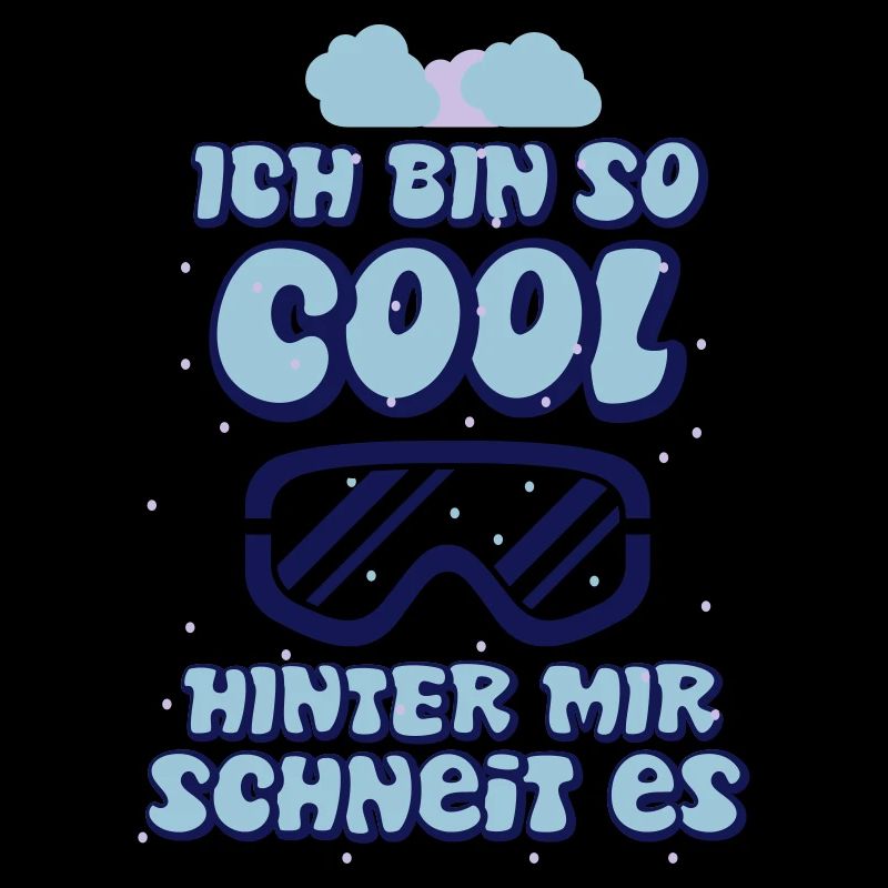 Winter: Ich bin so cool, hinter mir schneit es