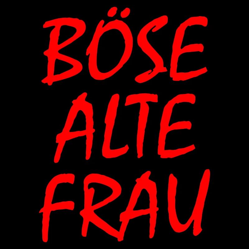 Böse alte frau
