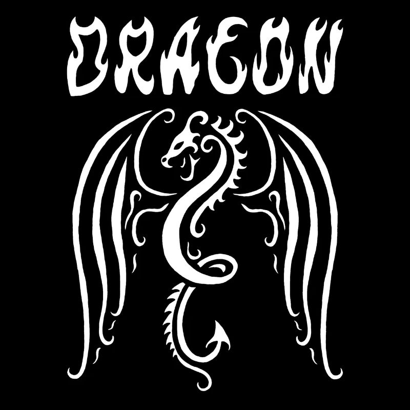 Weißer Drache