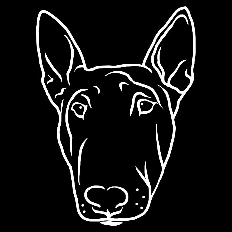 Tête de Bull Terrier