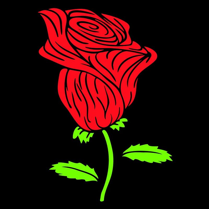 Hübsche Schöne Rose Blüte Blatt Röschen Romantisch