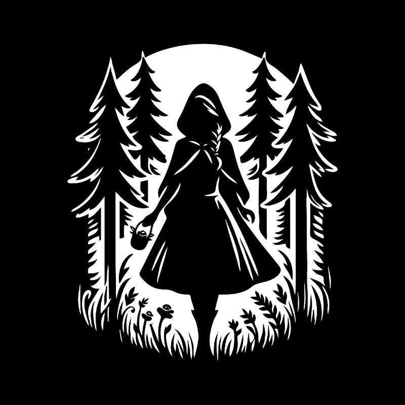 Cooles Rotkäppchen Design – Mutig & zeitlos