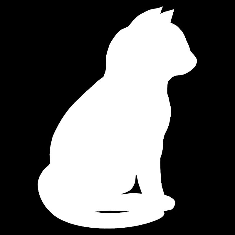 sitzende katzensilhouette v2