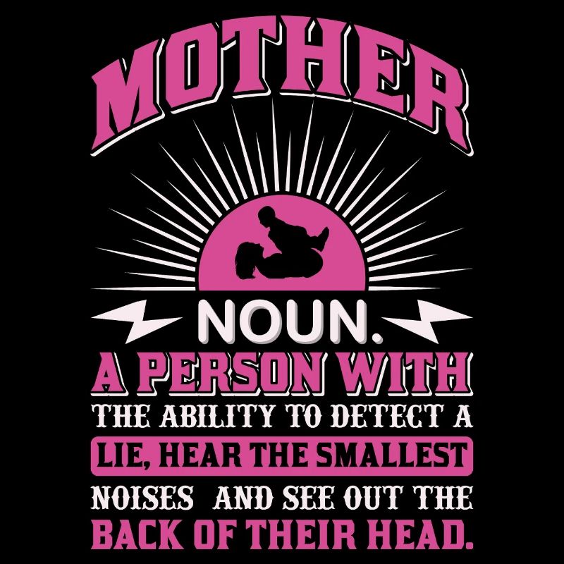 Mutter-Substantiv-Definition Lustiges Mutter-Power-Shirt