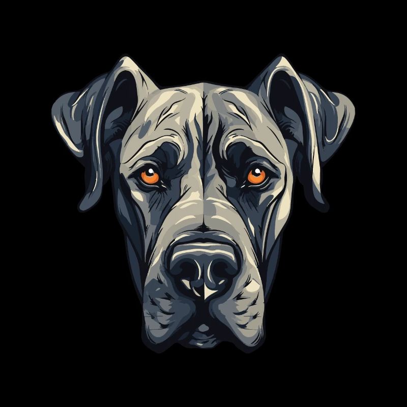 Great Dane Hund Portrait