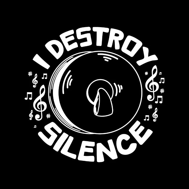 I destroy silence playing Cymbals