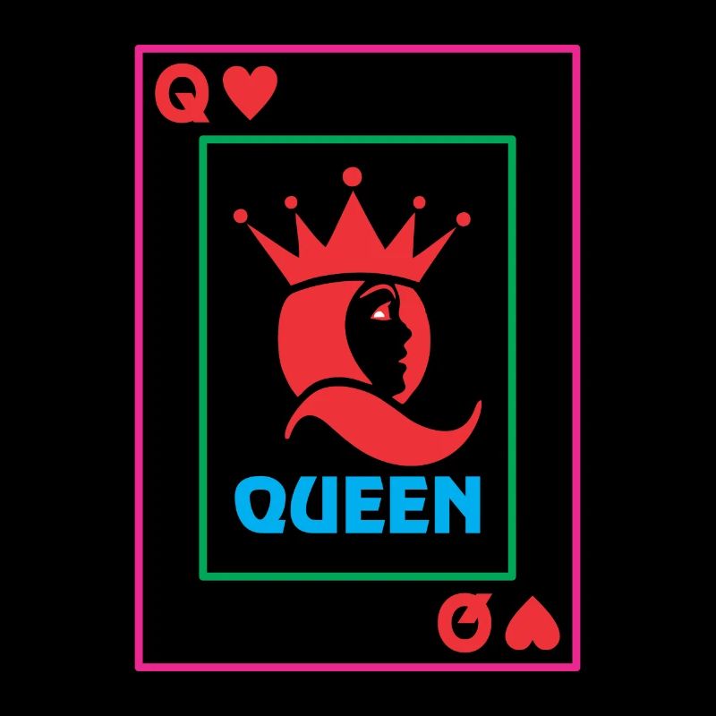 QUEEN carte de jeu