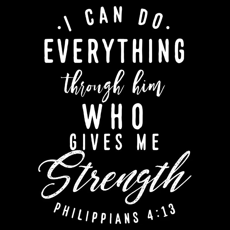 Everything through him christliches Jesus Geschenk