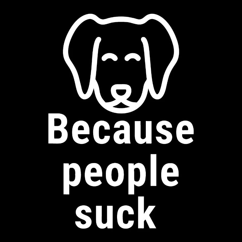 Parce que les gens sont nuls Blanc