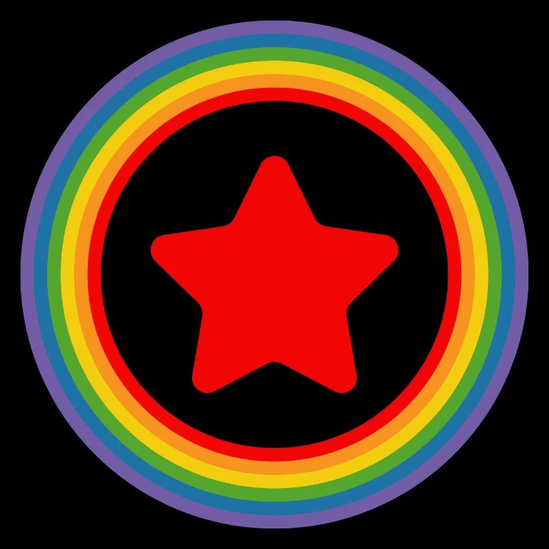 Regenbogen round stern