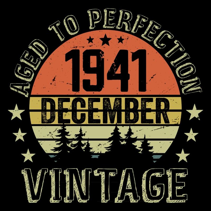 Retro Geburtstagsgeschenk - Geboren im Dezember 1941