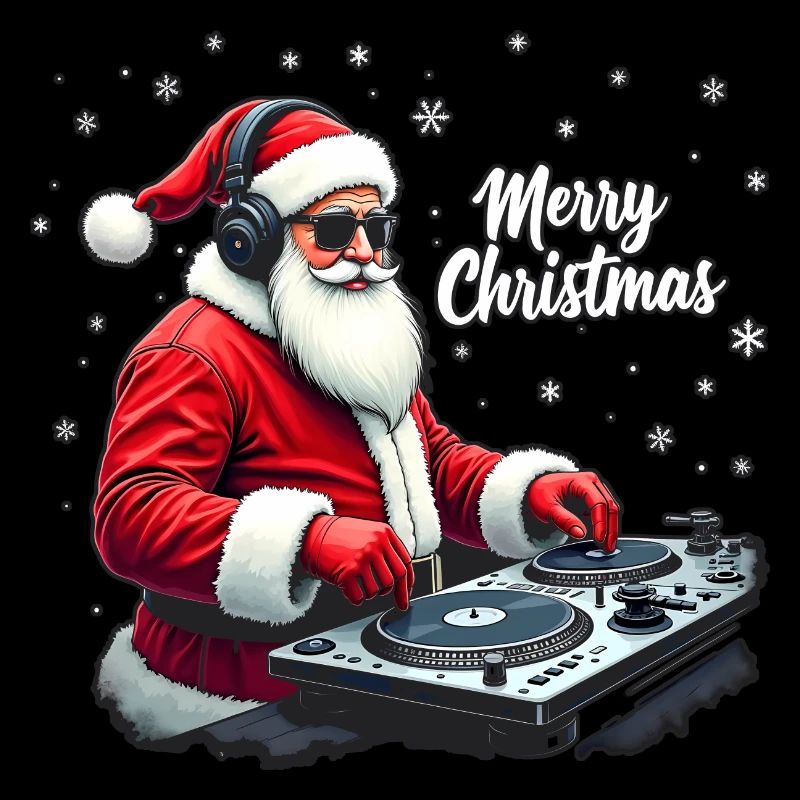 DJ Père Noël Weihnachtsmann