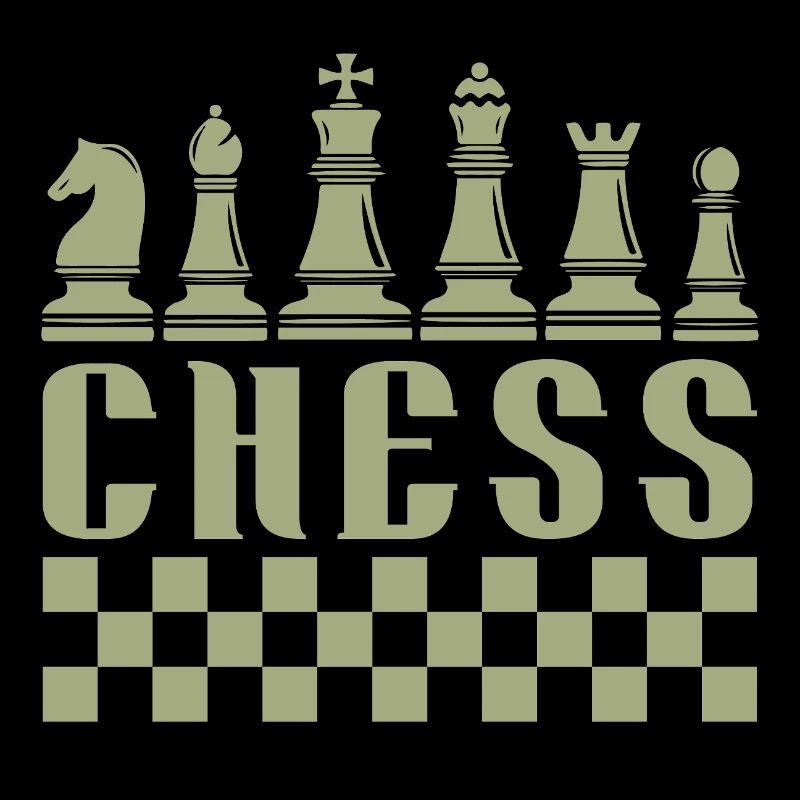 Think Retro Chess Player Geschenk Schach Sport