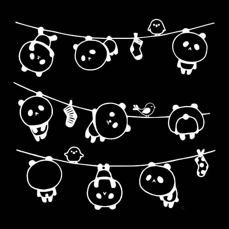 Panda Power Geschenk Bär Tier Geschenkidee