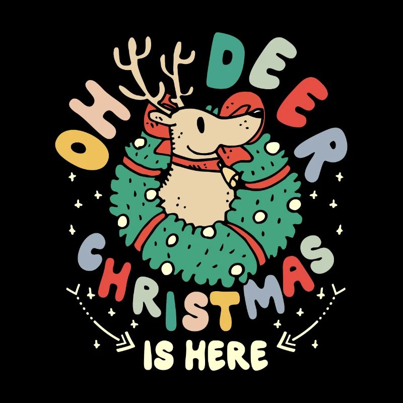 Groovy oh deer christmas is here