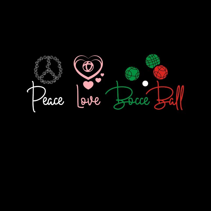 Boule de pétanque Peace Love