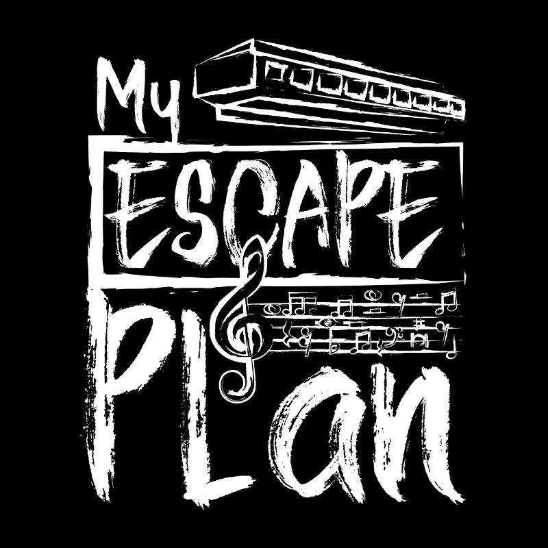 My escape plan playing harmonica