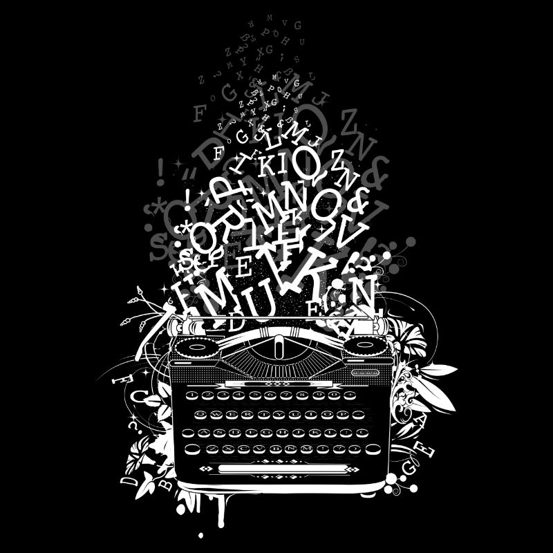 alte Schreibmaschine mit Buchstaben