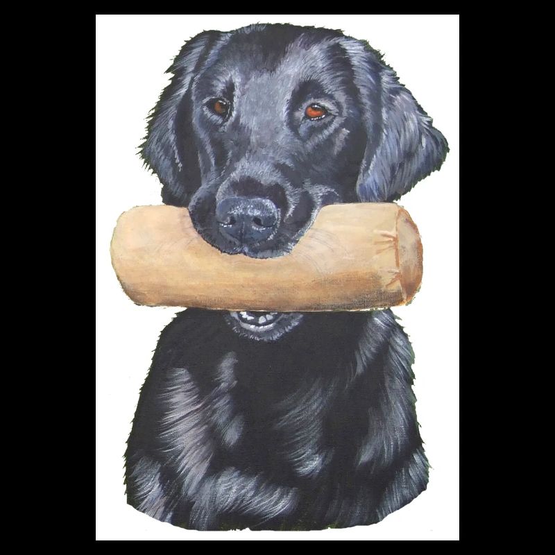 Flatcoated retriever sticker