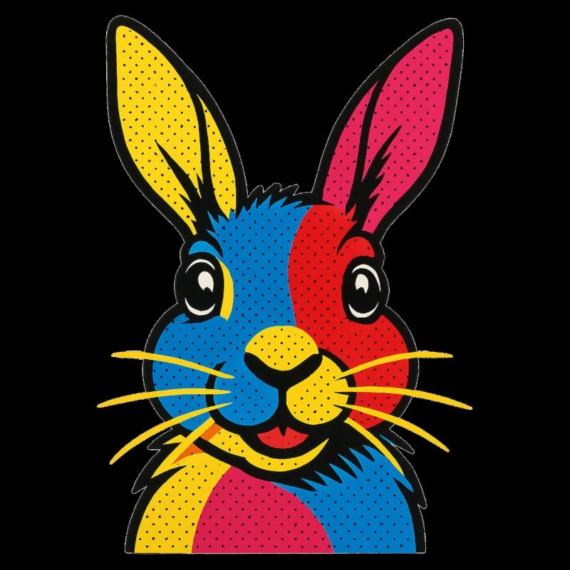 Rabbit Pop Art
