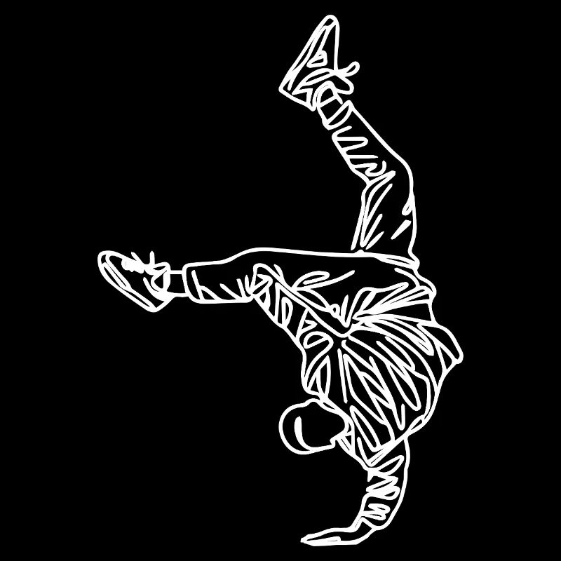 Croquis de breakdancer