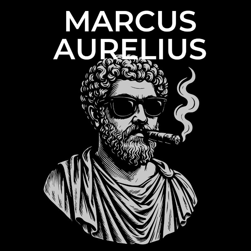 Marcus Aurelius Classical Philosopher Portrait 