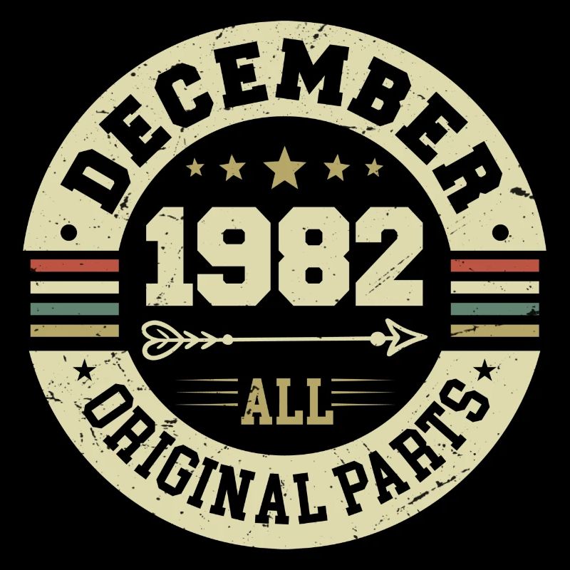 Légendes Anniversaire Décembre 1982 Naissance Cadeau