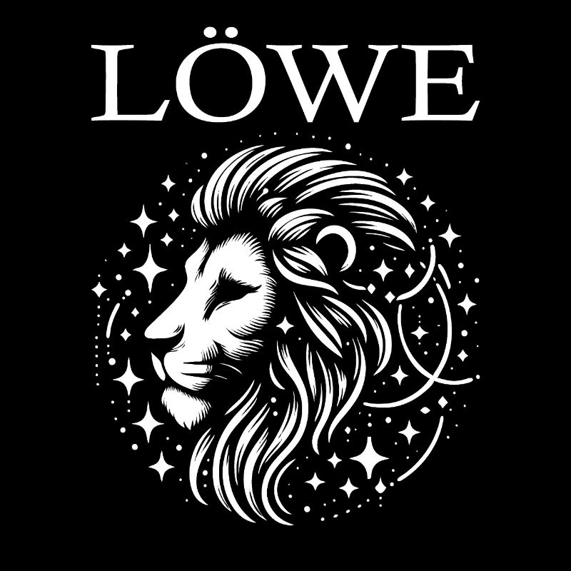 Sternzeichen Löwe Design
