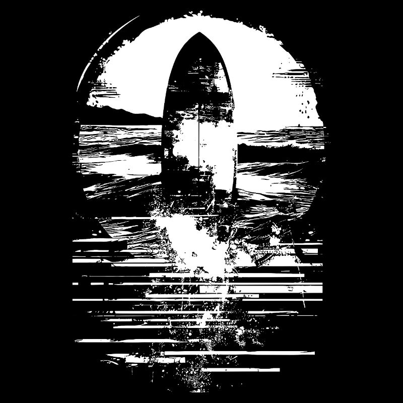 Surfboard Drawing