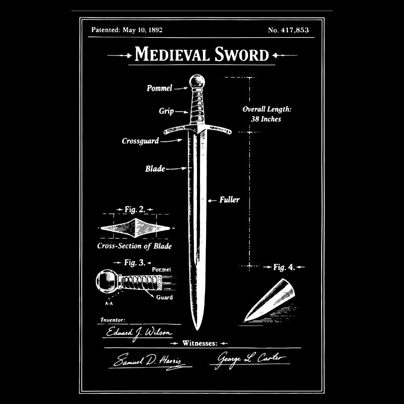 Medieval Sword Blueprint