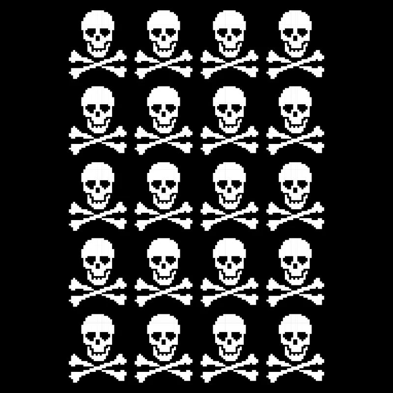 Skull & Crossbones Repeating Pattern