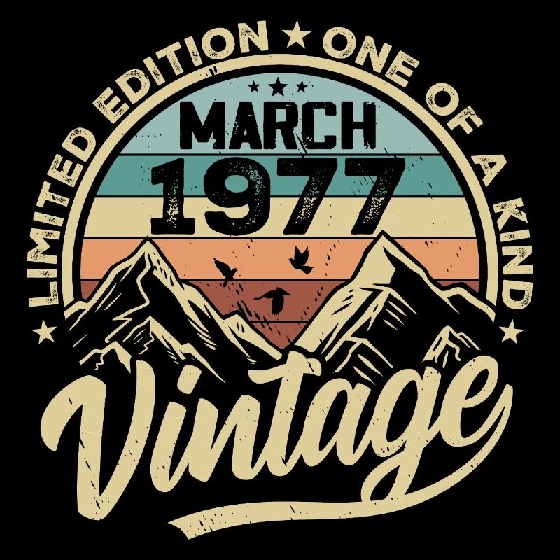 Mars 1977 Anniversaire - Millésime Mars 1977