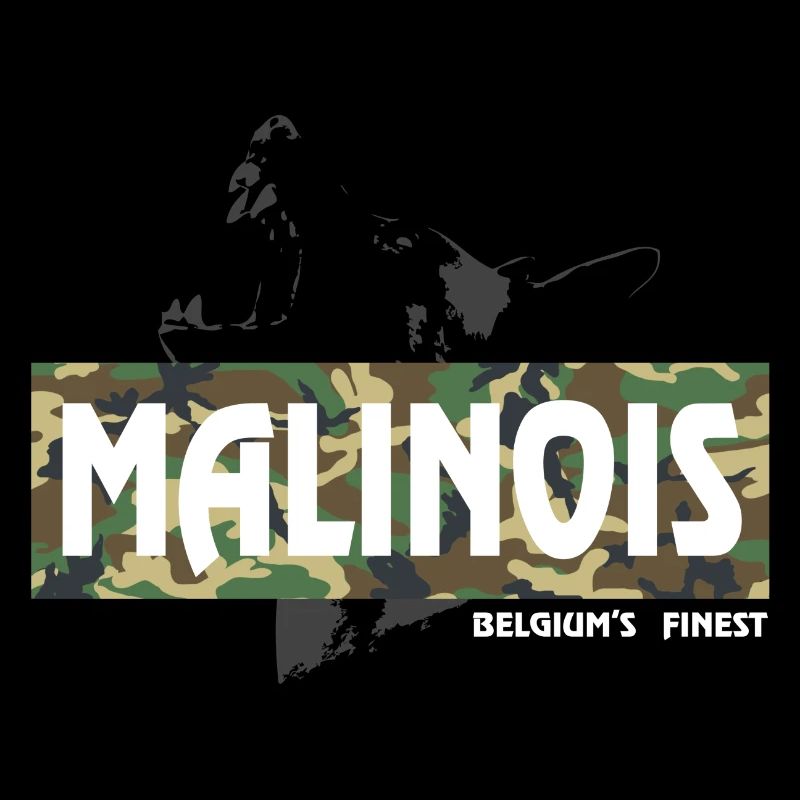 Malinois Camouflage Print