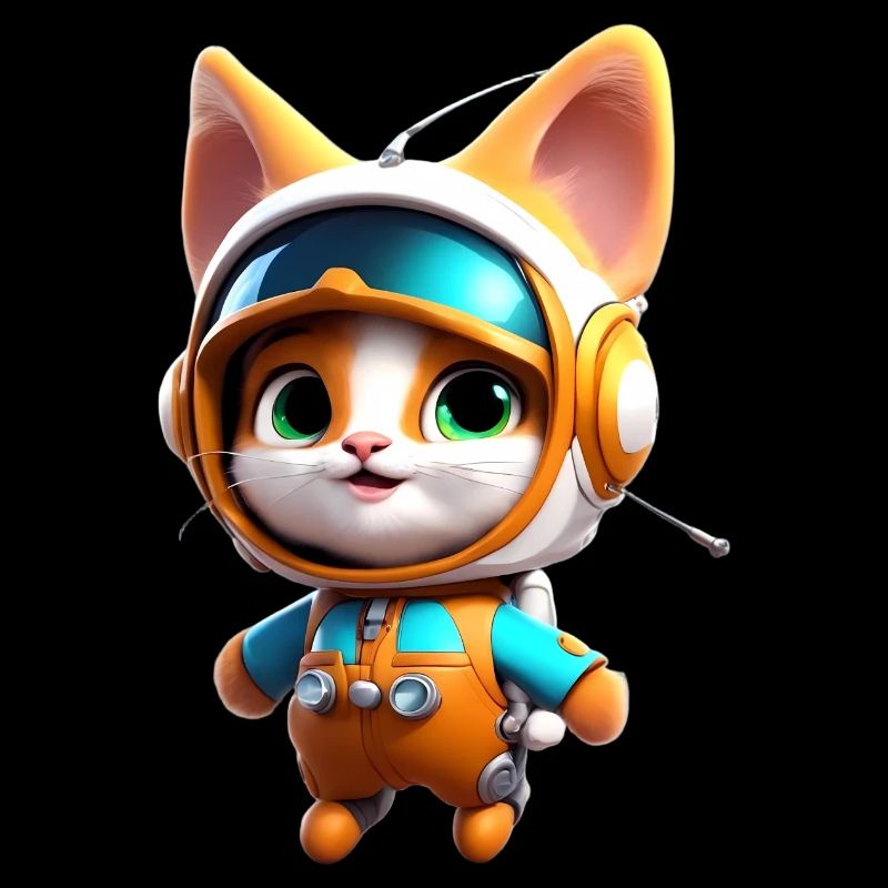 chaton astronaute