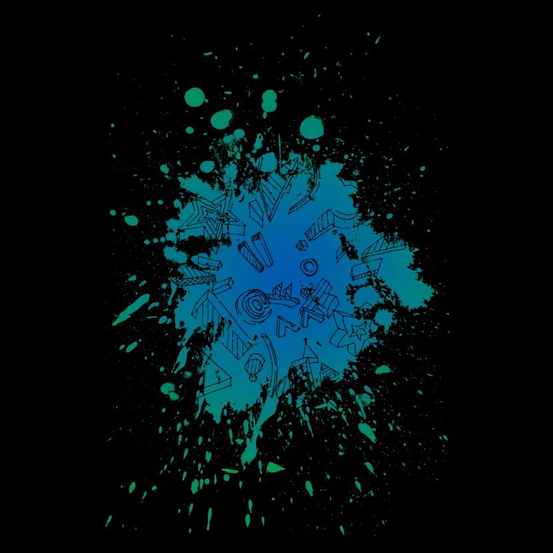 Blue Color Splash