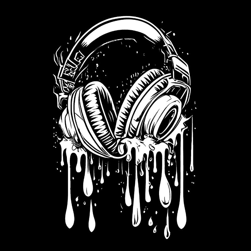 Casque d’écoute avec gouttes