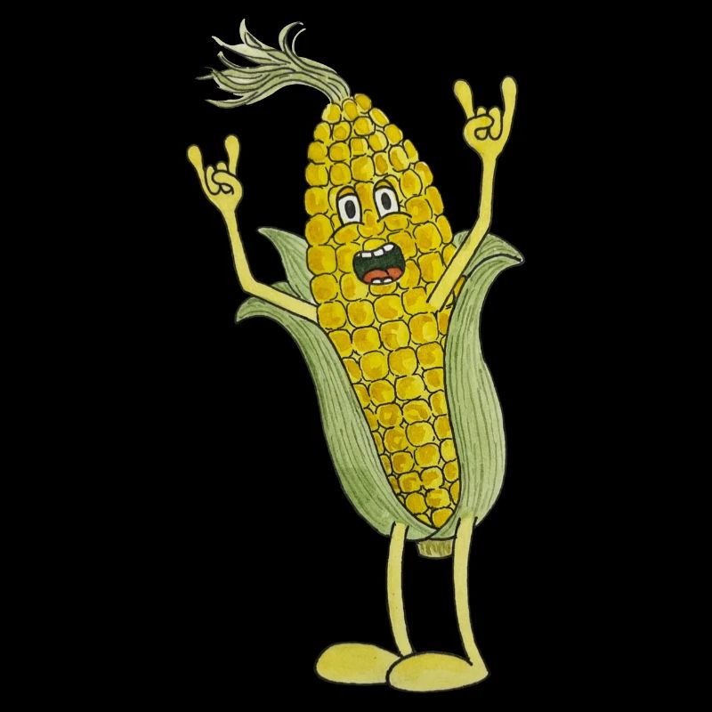 Matal Rock Corn on the cob corn farmer I love corn