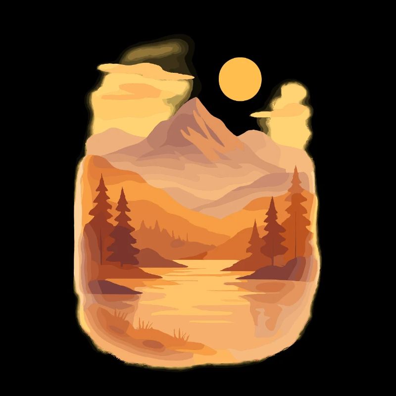 Mountain glow