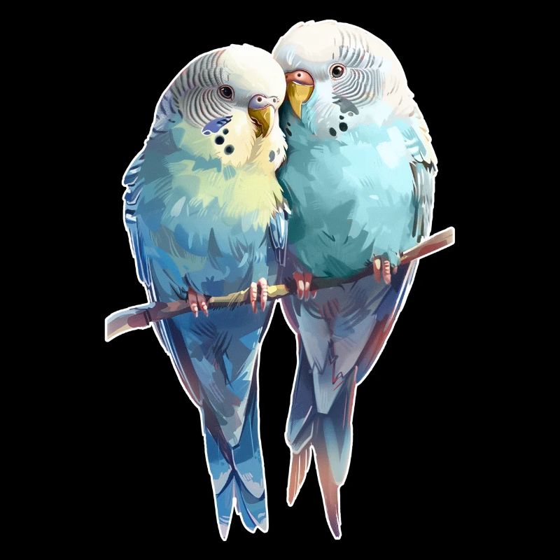 Budgie pair