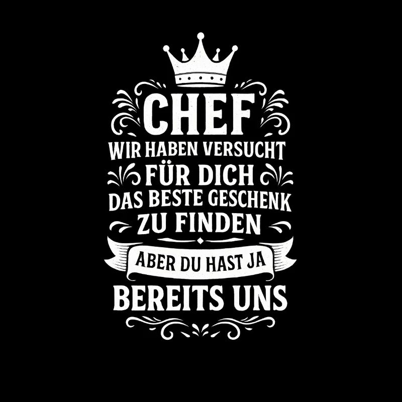 Chef Mitarbeiter beste Geschenk Büro