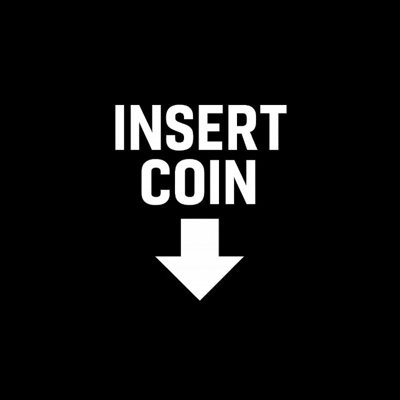 Illustration de pièce de monnaie crypto rétro