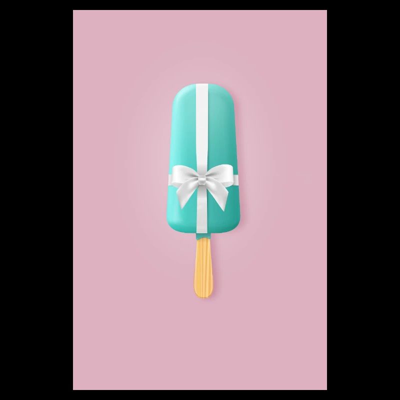 Ruban cadeau Popsicle pastel