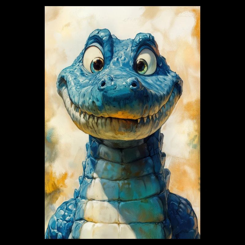 Illustration eines Krokodils