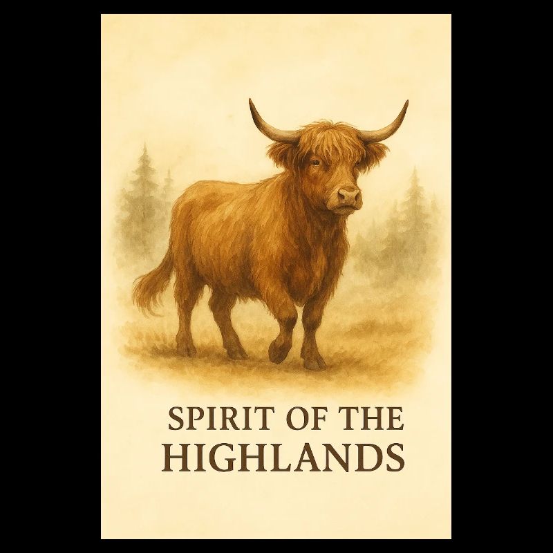Der Geist der Highlands-Kuh