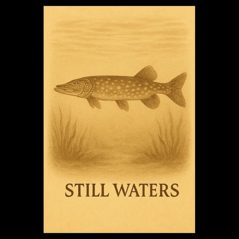 Illustration des poissons des eaux calmes