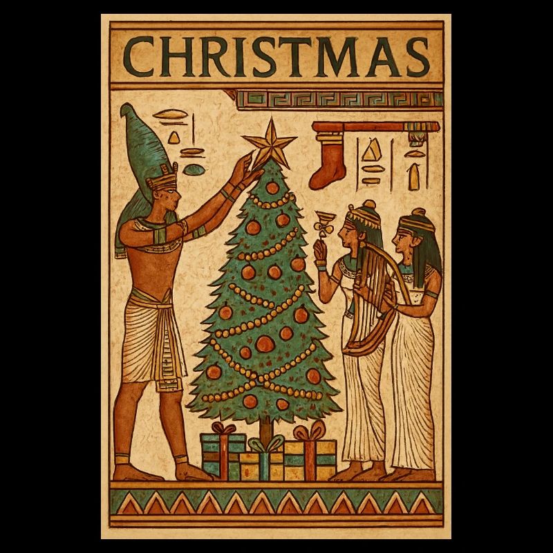 Ancient Egypt Christmas Scene